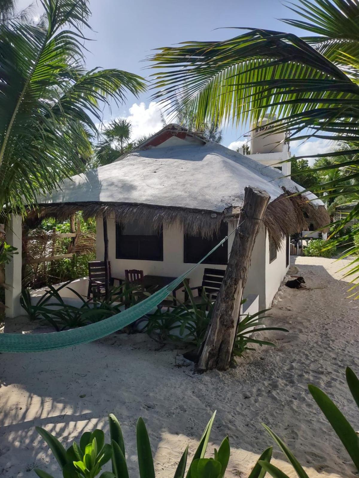 Lunazul Eco-Cabana Frente Al Mar Mahahual Exterior photo